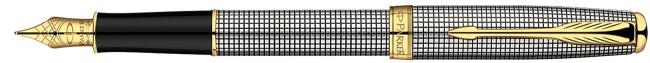 Parker Sonnet Sterling Silver Cisele Fountain pen - penna Stilografica